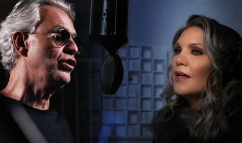 Andrea Bocelli and Alison Krauss .